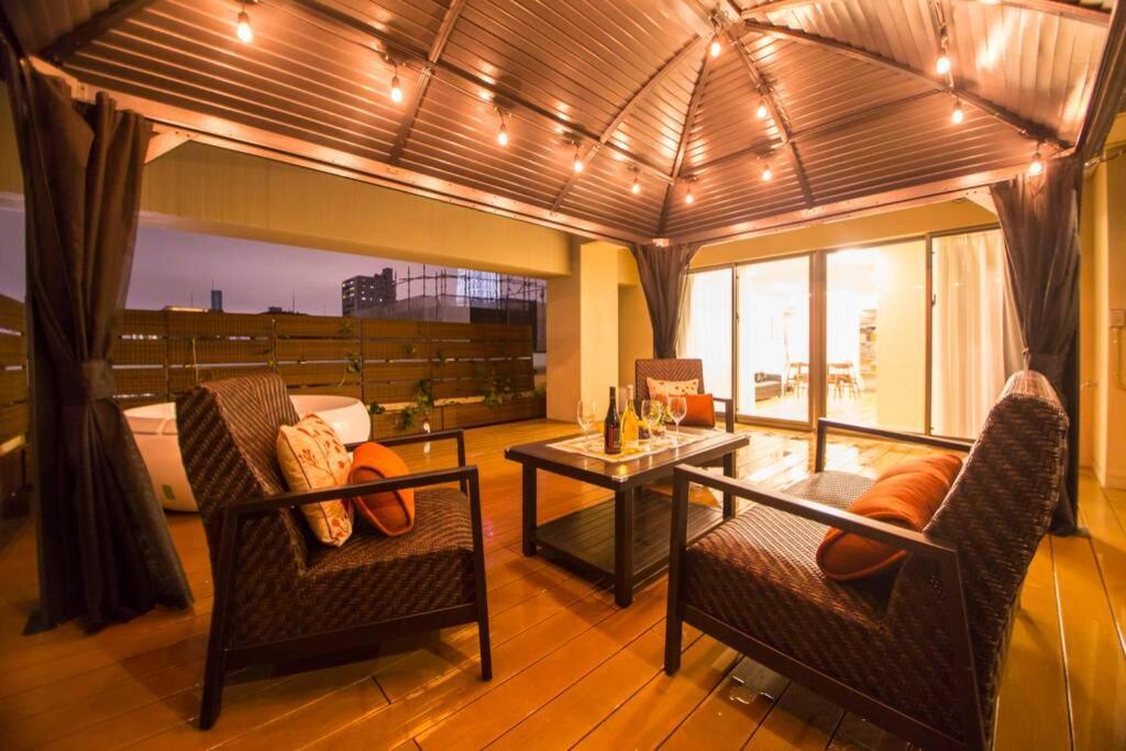 Oshiage Sky View Terrace Penthouse Apartment Tokyo Bagian luar foto