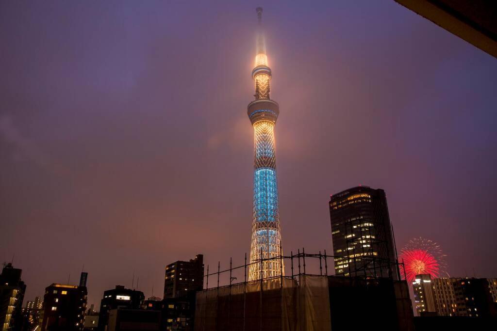 Oshiage Sky View Terrace Penthouse Apartment Tokyo Bagian luar foto