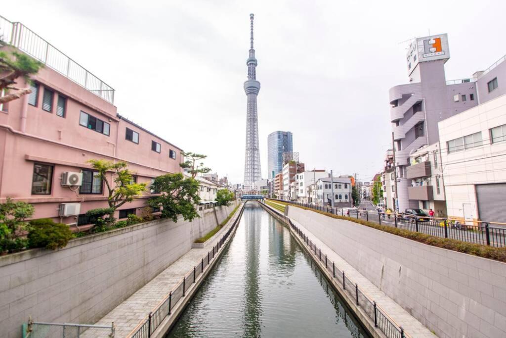 Oshiage Sky View Terrace Penthouse Apartment Tokyo Bagian luar foto