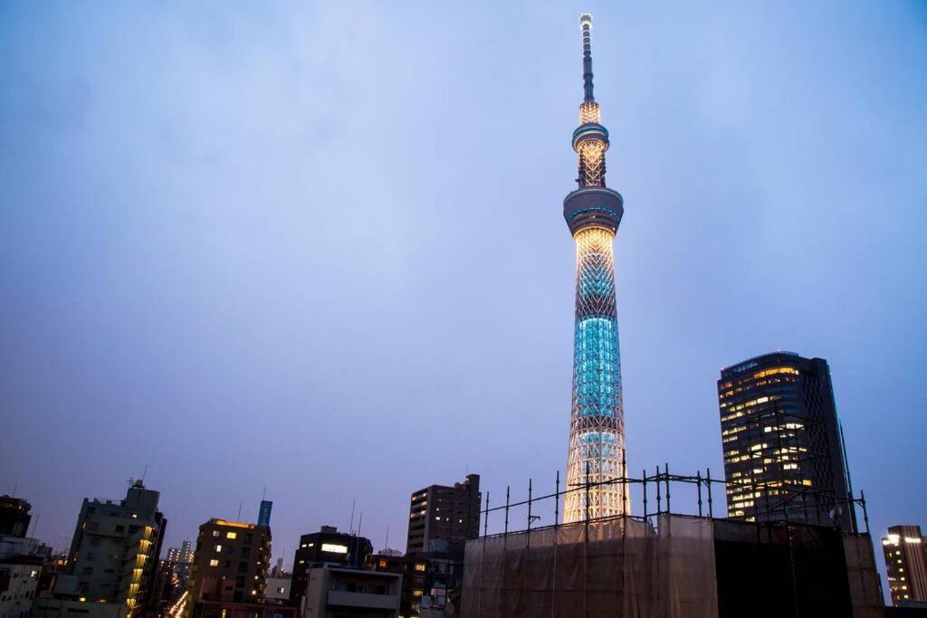 Oshiage Sky View Terrace Penthouse Apartment Tokyo Bagian luar foto