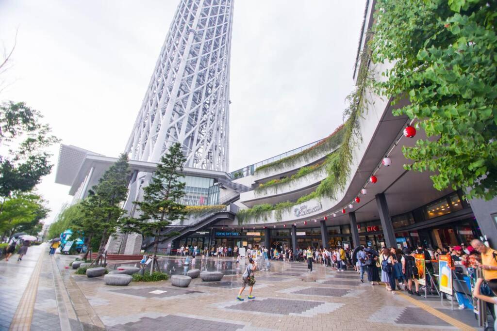 Oshiage Sky View Terrace Penthouse Apartment Tokyo Bagian luar foto