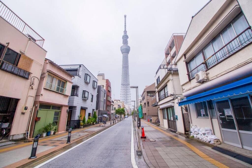 Oshiage Sky View Terrace Penthouse Apartment Tokyo Bagian luar foto